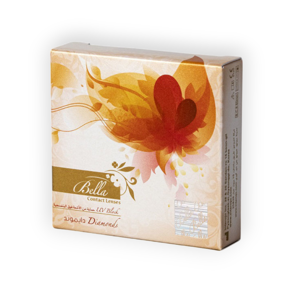 BELLA DIAMONDS EYE LENSES BROWN SHADOW