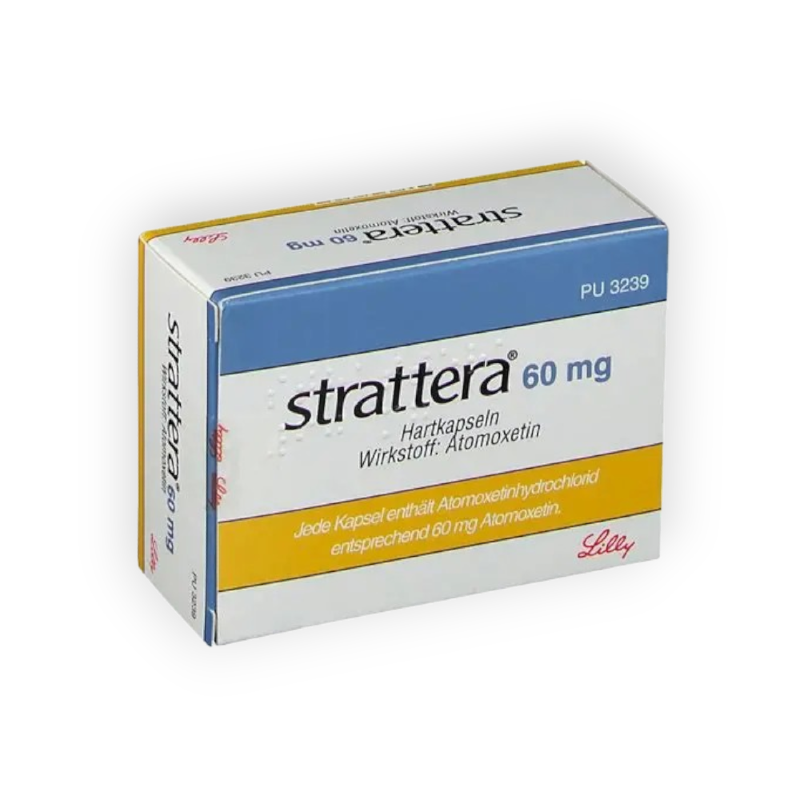 STRATTERA 60 MG 28 CAPSULES
