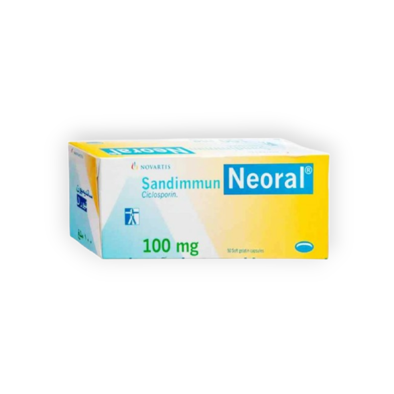 SANDIMMUN NEORAL 100 MG 50 CAPSULES