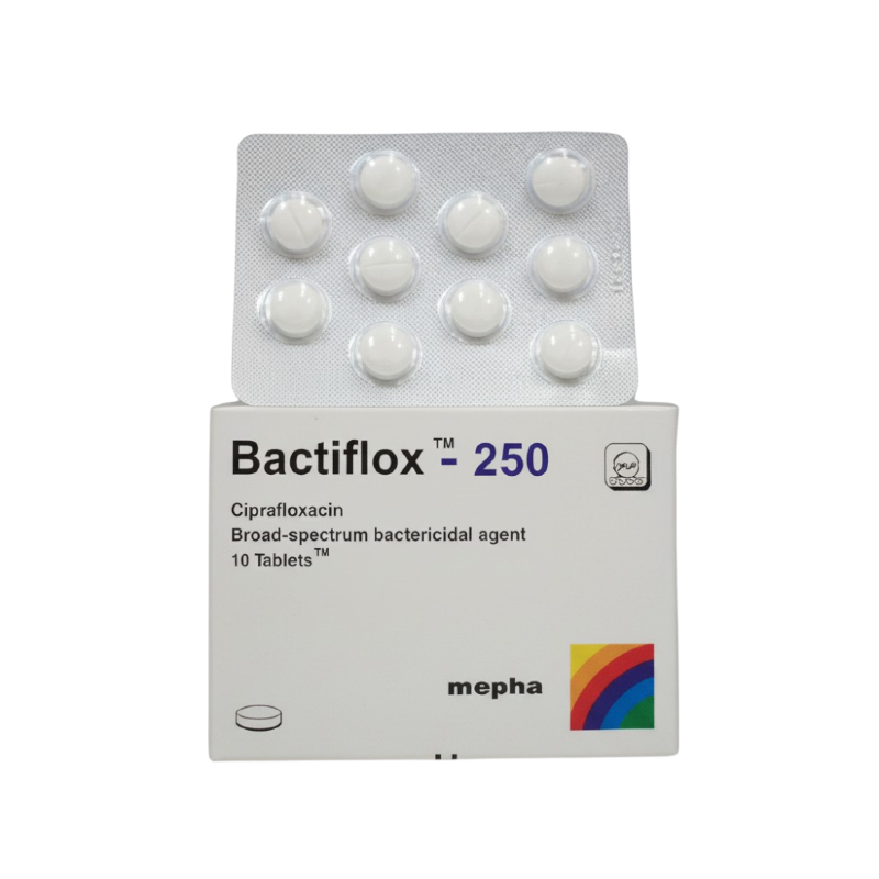 BACTIFLOX  250 MG  10 TABLET