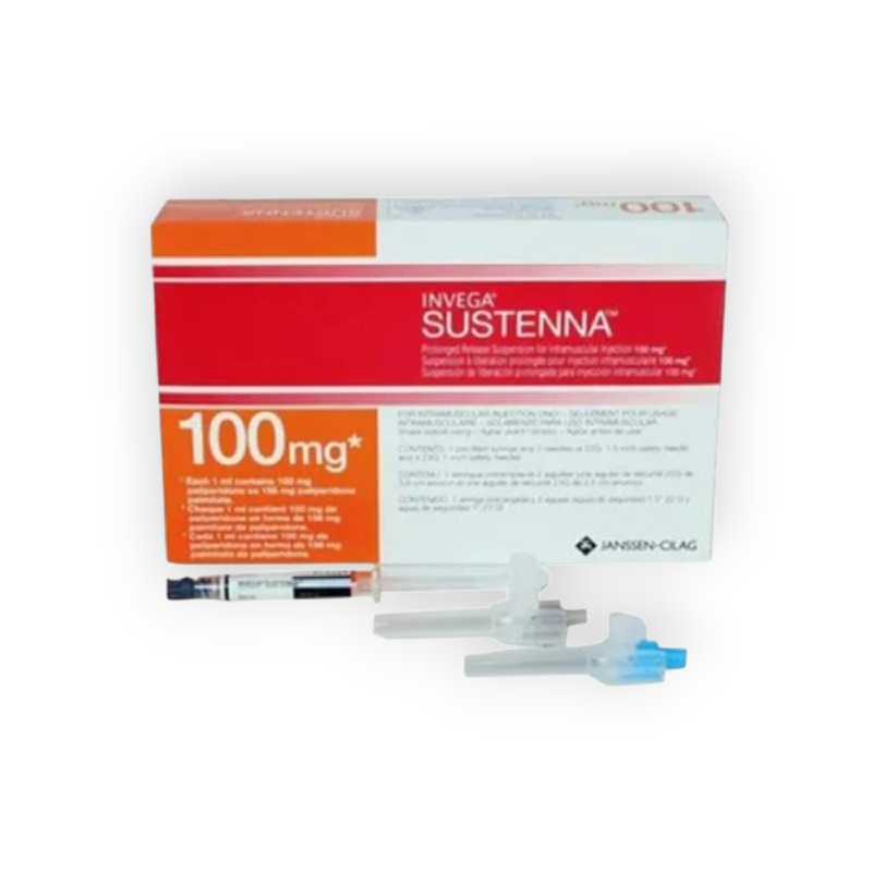 INVEGA 100 MG INJ SYRING