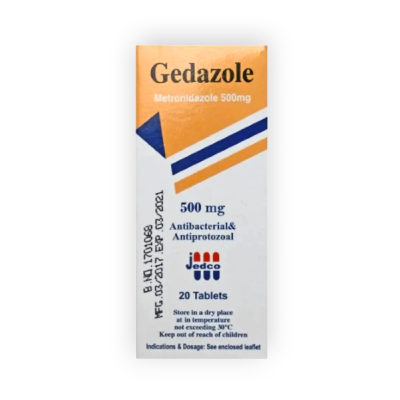 GEDAZOLE 500 MG 20 TABLET