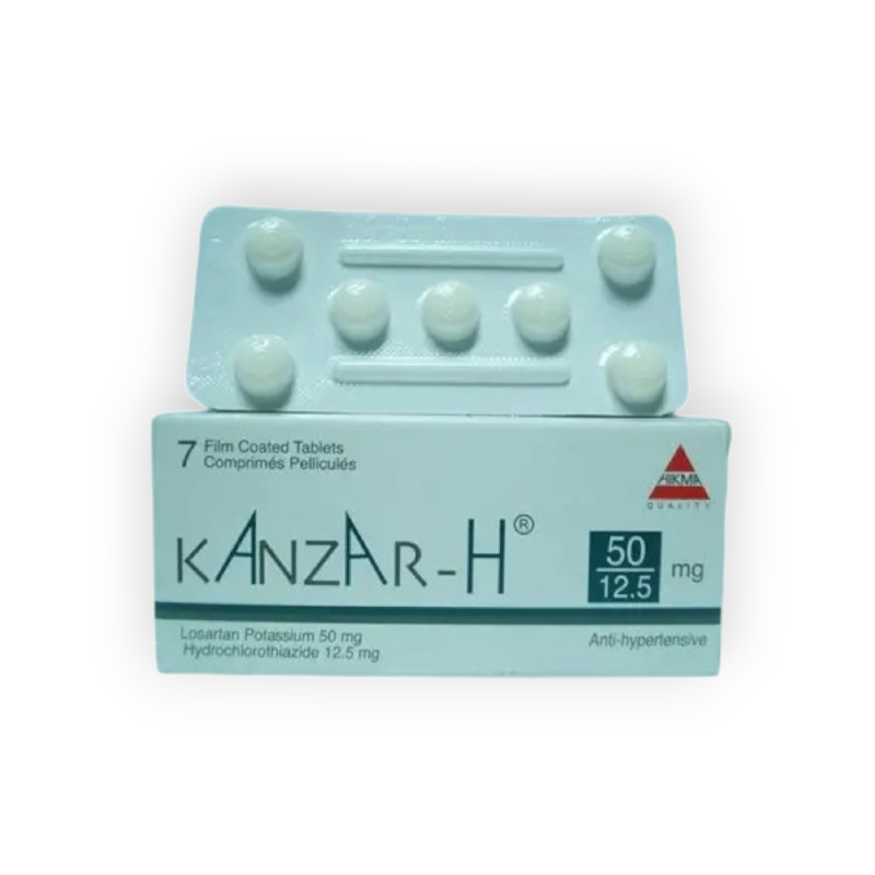 KANZAR H 50MG/12.5MG 7 TABLET