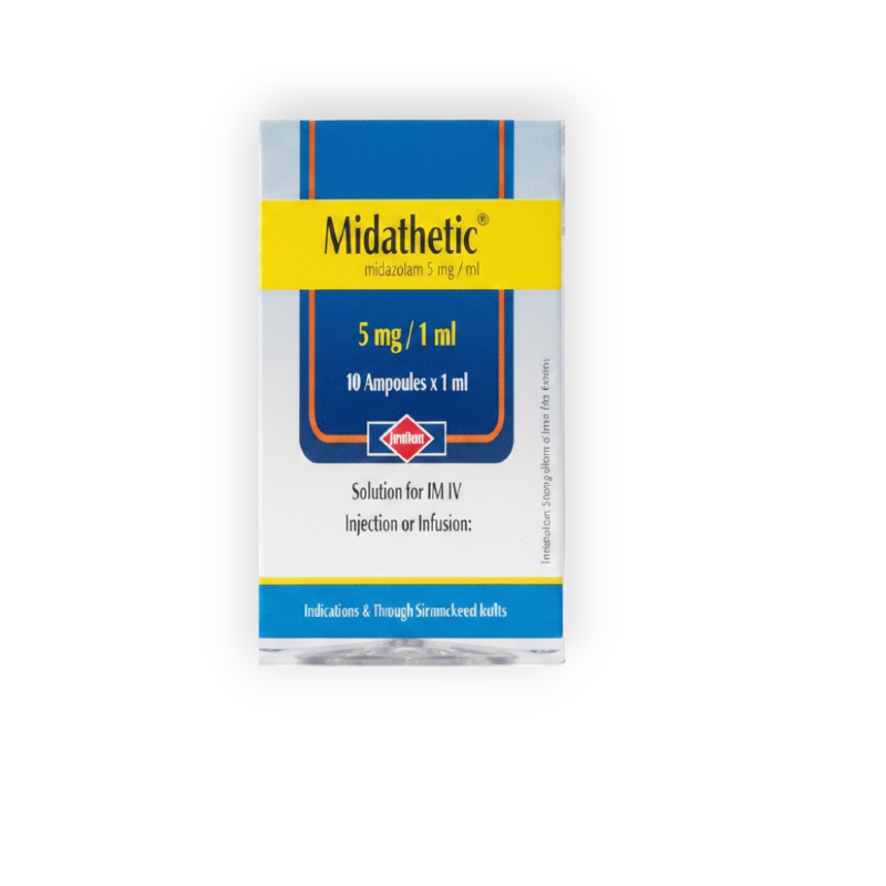 MIDATHETIC 5 ML/1 MG 10 AMPULES