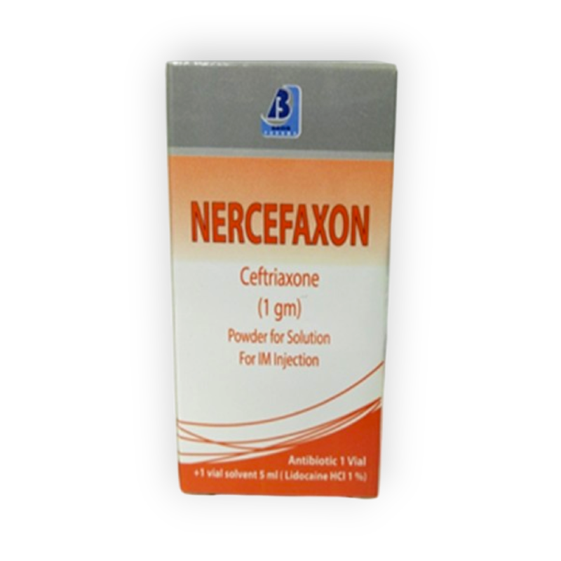 NERCEFAXON 1 GM I.M VIAL