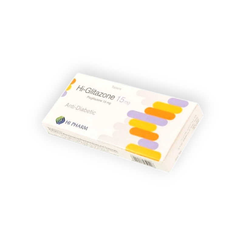 HIGLITAZONE 15 MG 30 TABLET
